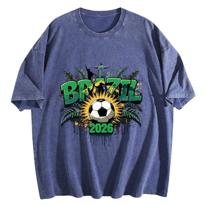 2026 World Cup Cotton T-Shirt Brazil