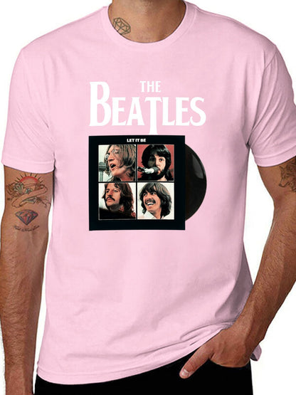 Music Unisex Cotton T-Shirt with Front Heat Transfer Print Xbb950j4vnug