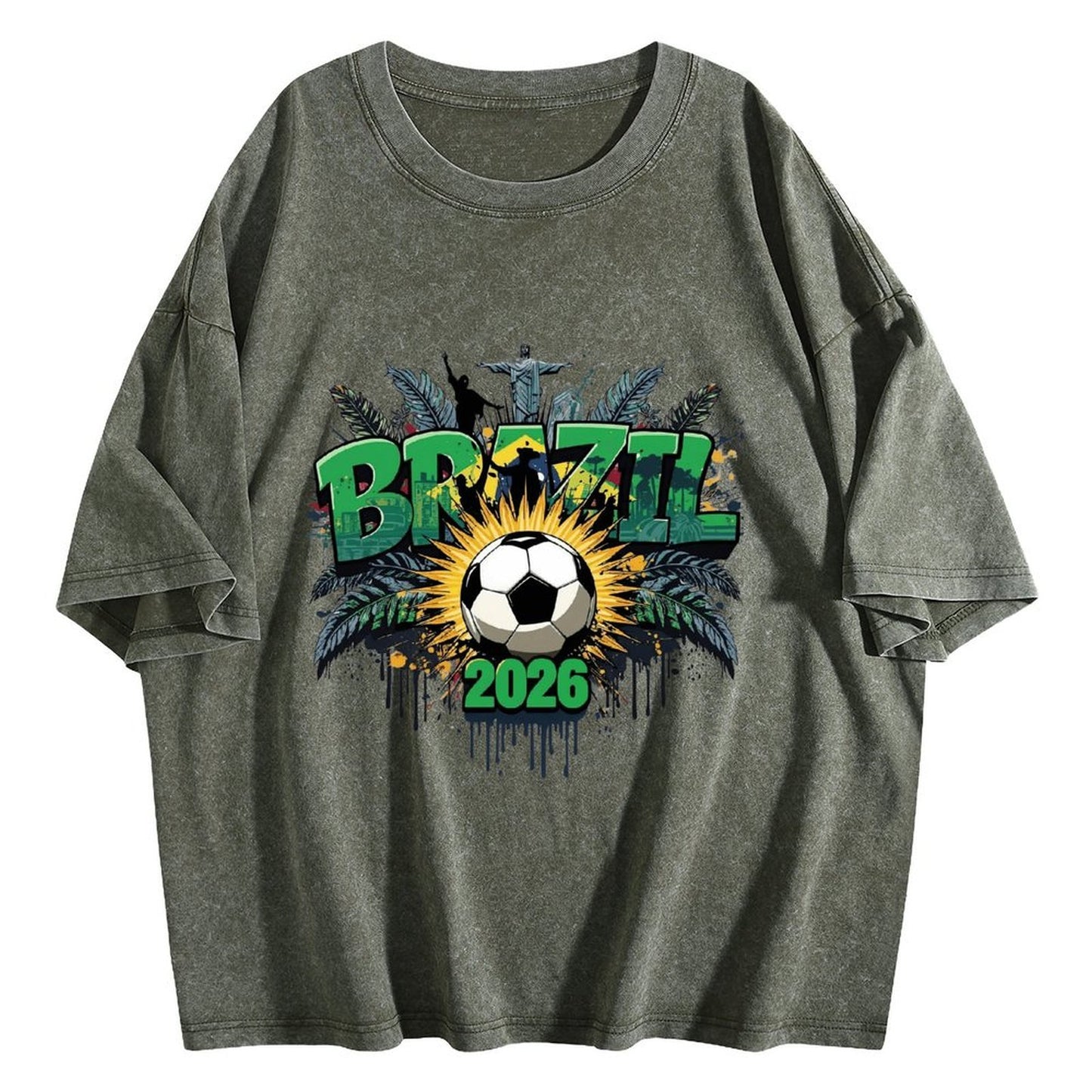 2026 World Cup Cotton T-Shirt Brazil