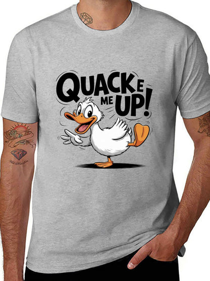 Funny Animals Unisex Cotton T-Shirt with Front Heat Transfer Print Xg2wdskdmg6q