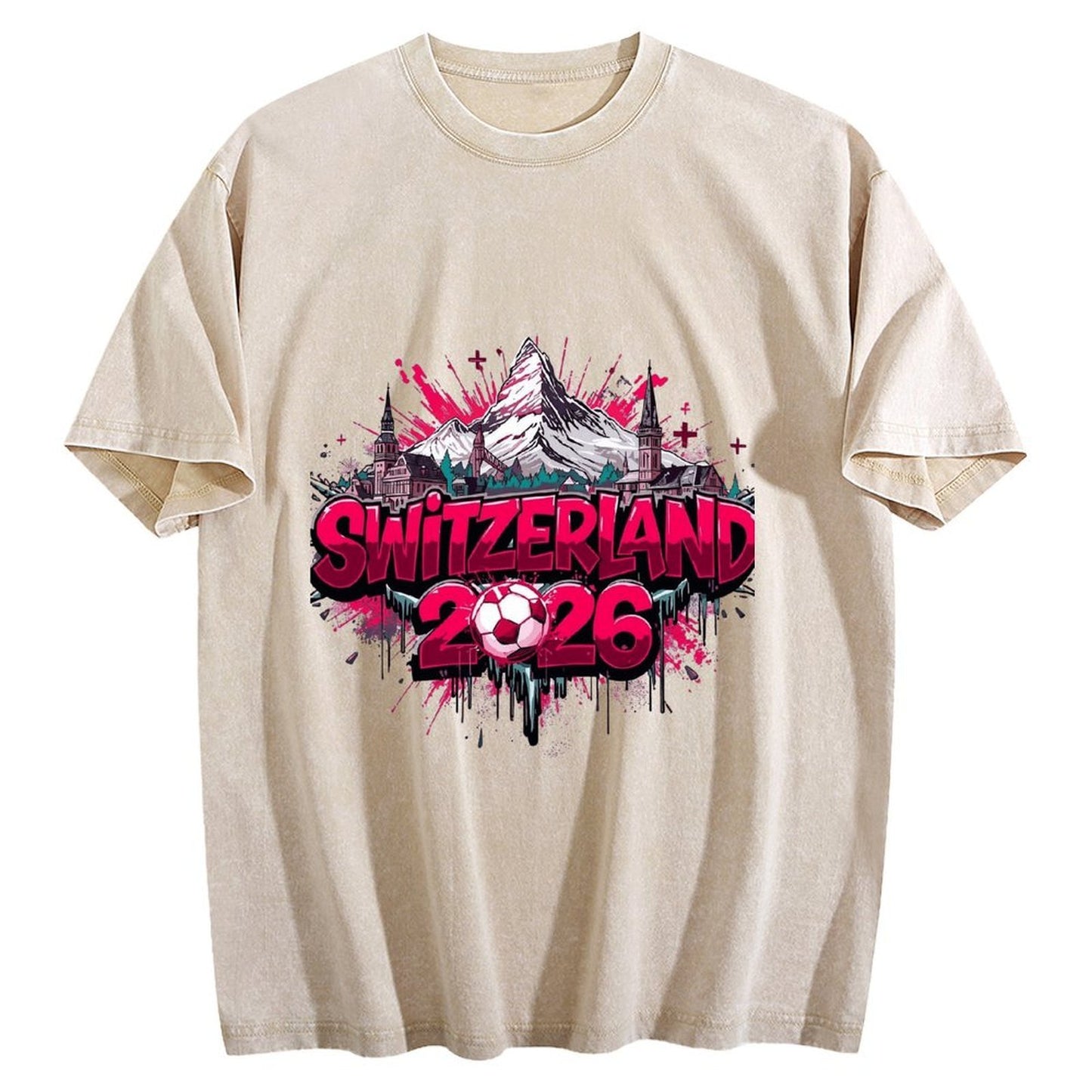 2026 World Cup Cotton T-Shirt Swizzerland