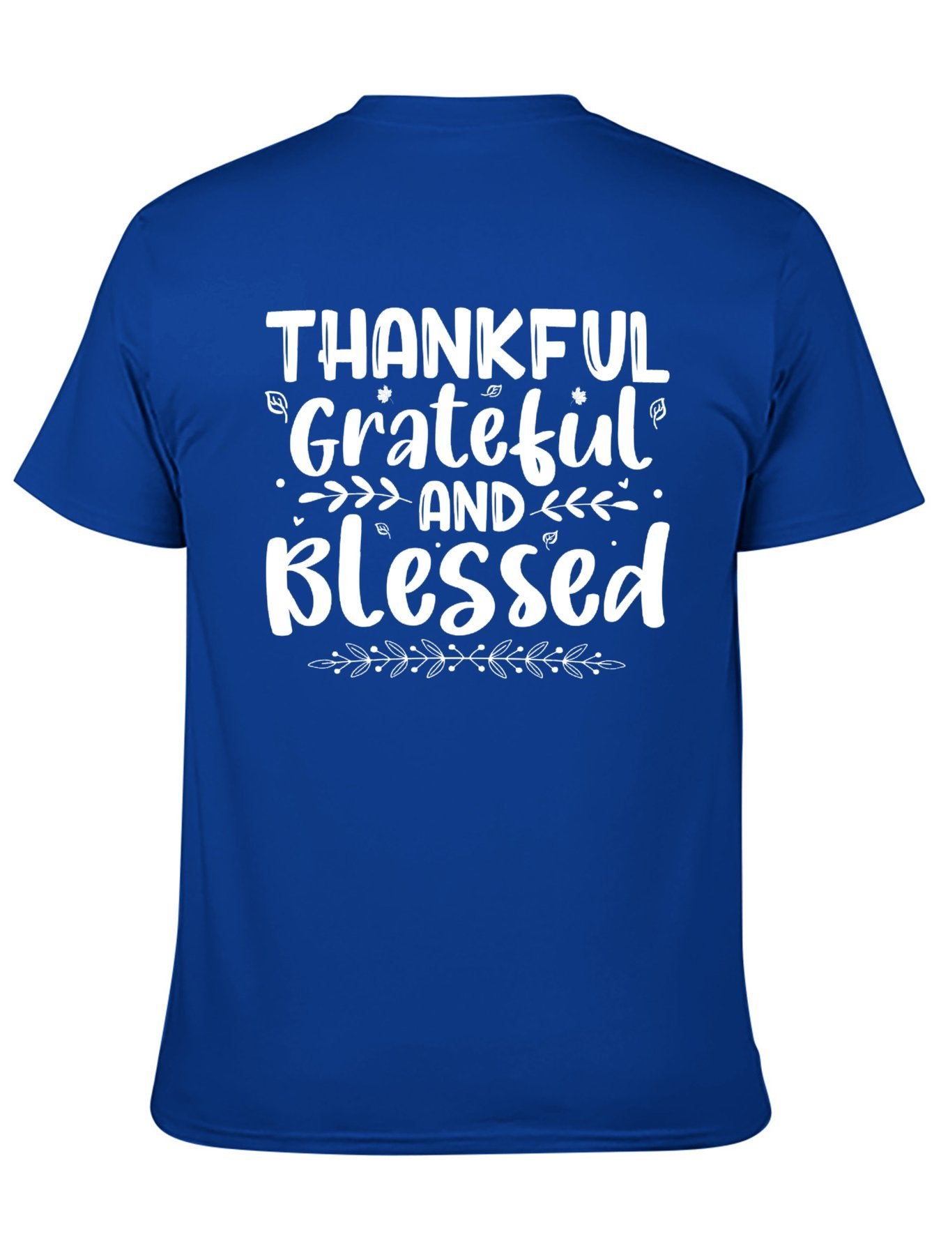 Unisex Cotton T-Shirt with Back Heat Transfer Printxb4432qose2e
