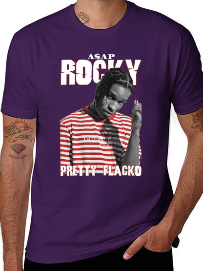 Music Unisex Cotton T-Shirt with Front Heat Transfer Print Xbbxosb3ly61