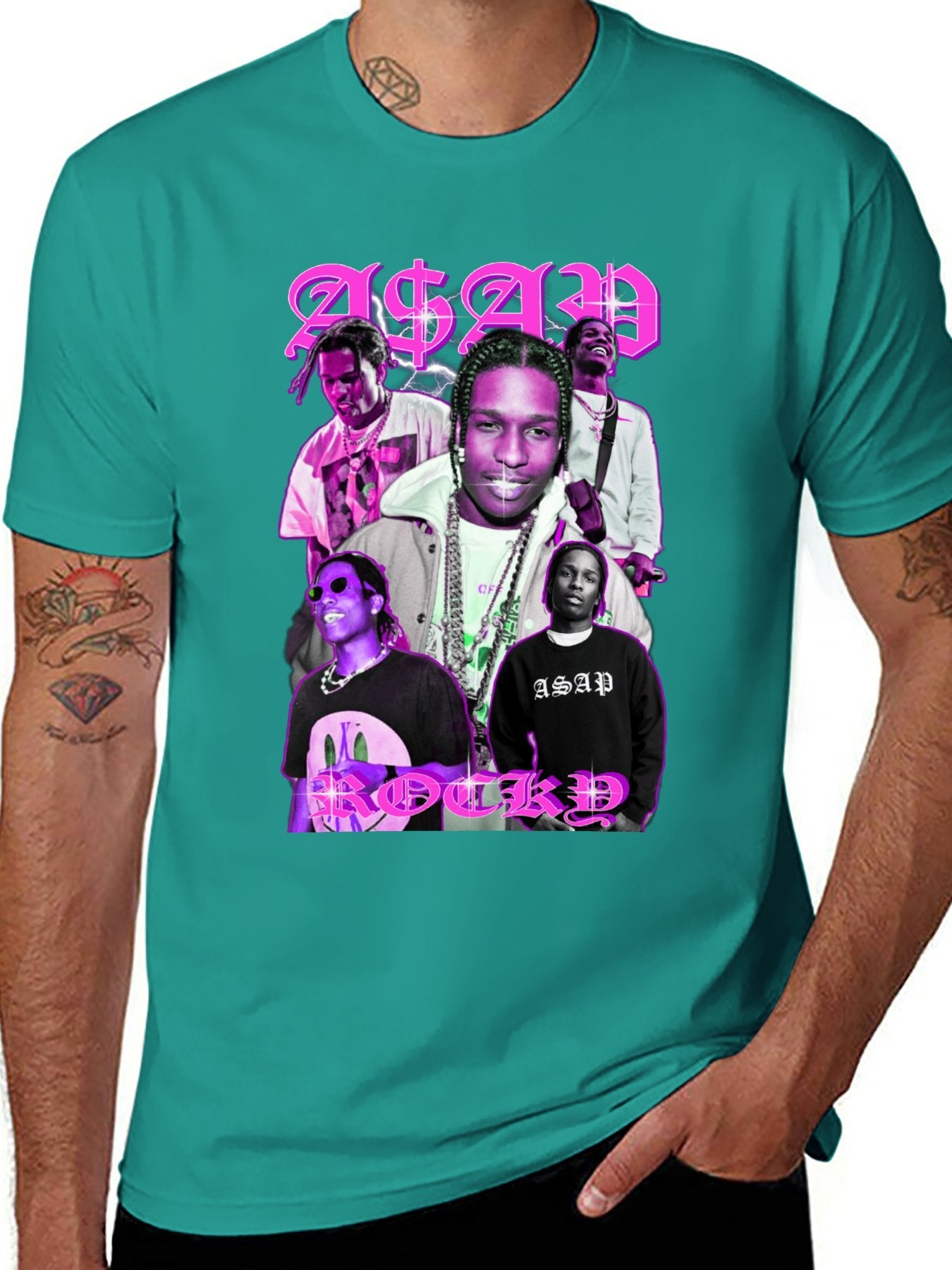 Music Unisex Cotton T-Shirt with Front Heat Transfer Print Xbb950ydo4o6