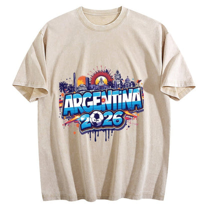 2026 World Cup Cotton T-Shirt Argentina