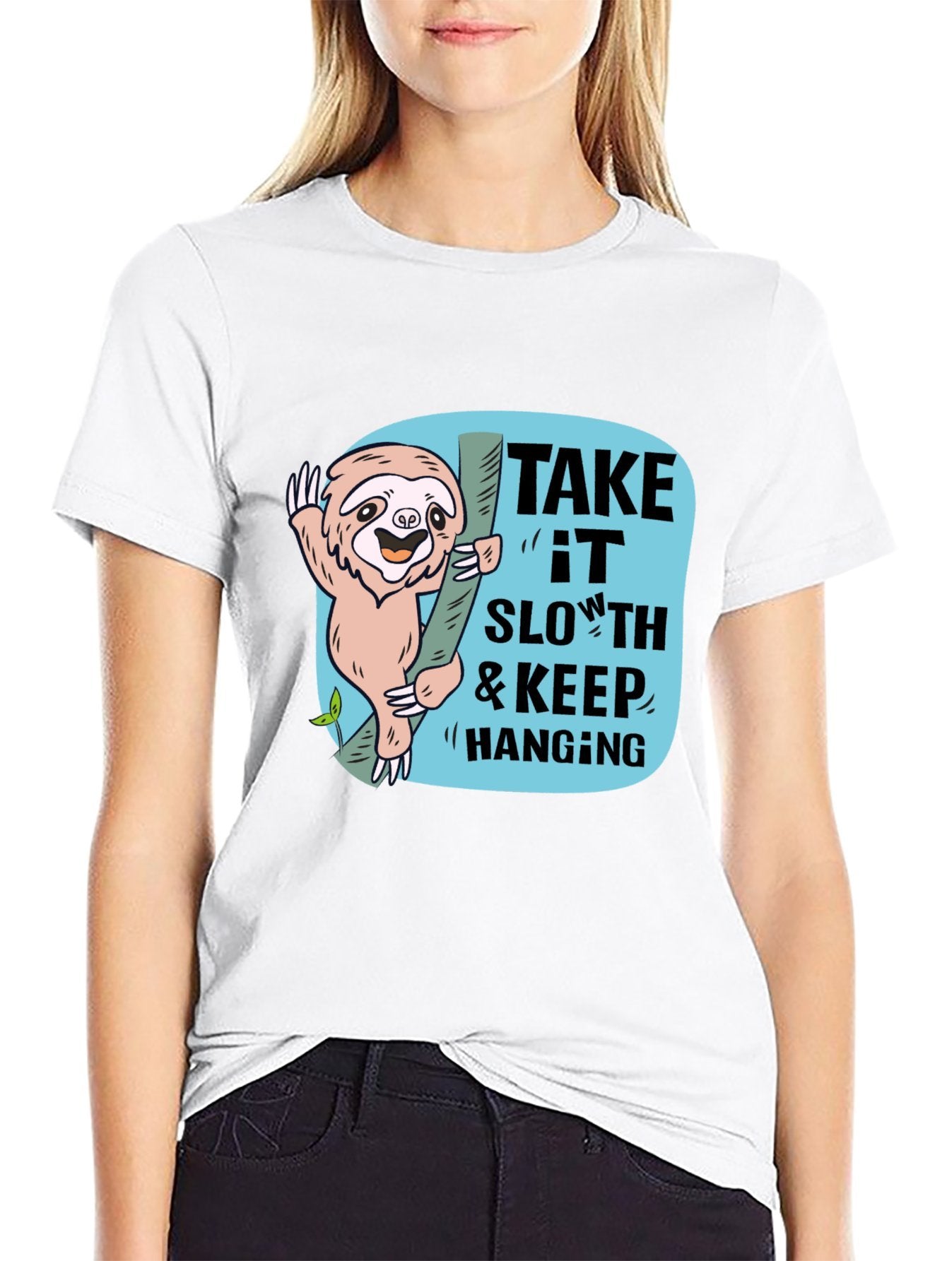 Funny Animals Unisex Cotton T-Shirt with Front Heat Transfer Print Xg2wdd3dtmrg