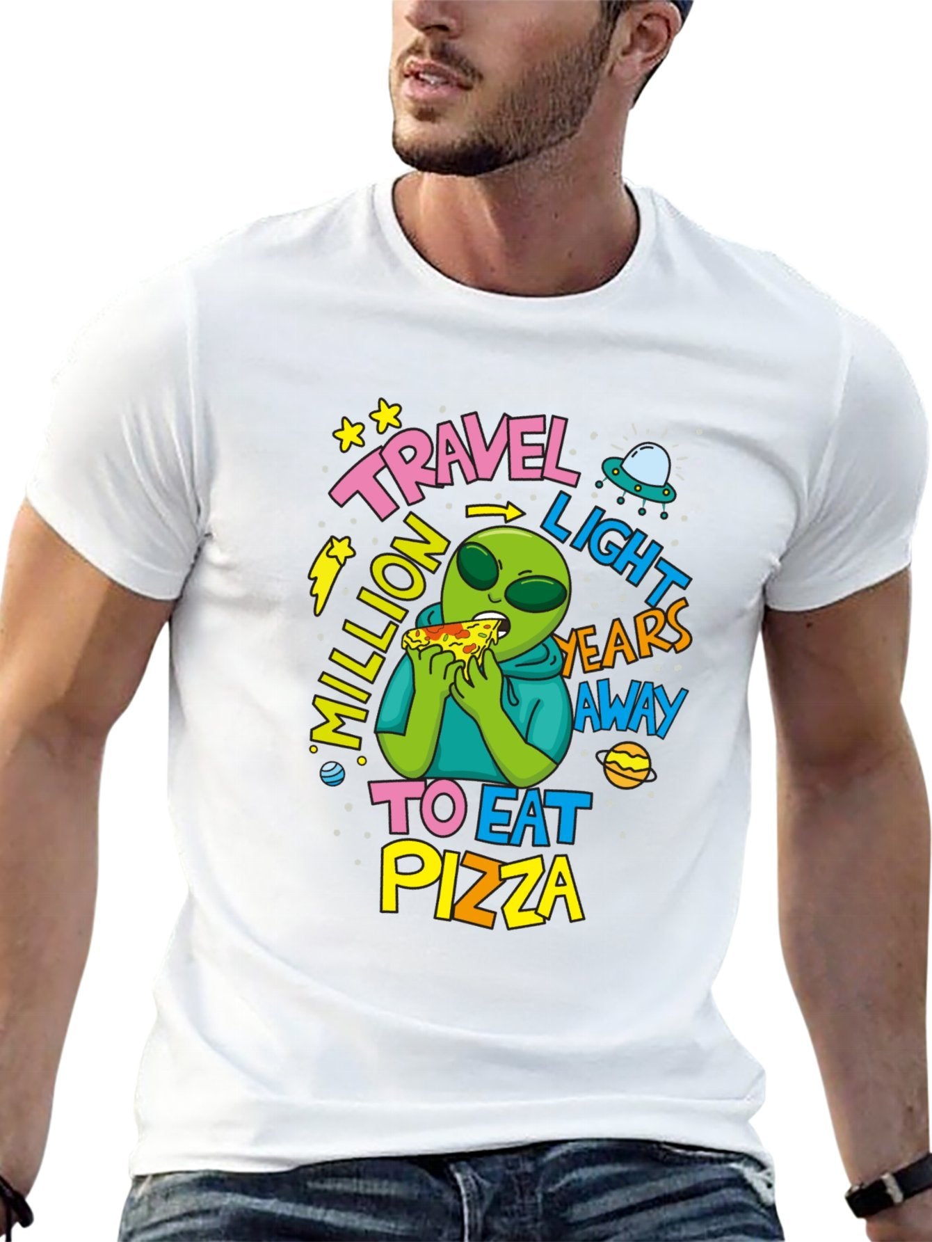Funny Animals Unisex Cotton T-Shirt with Front Heat Transfer Print Xg2wds6lmbvg
