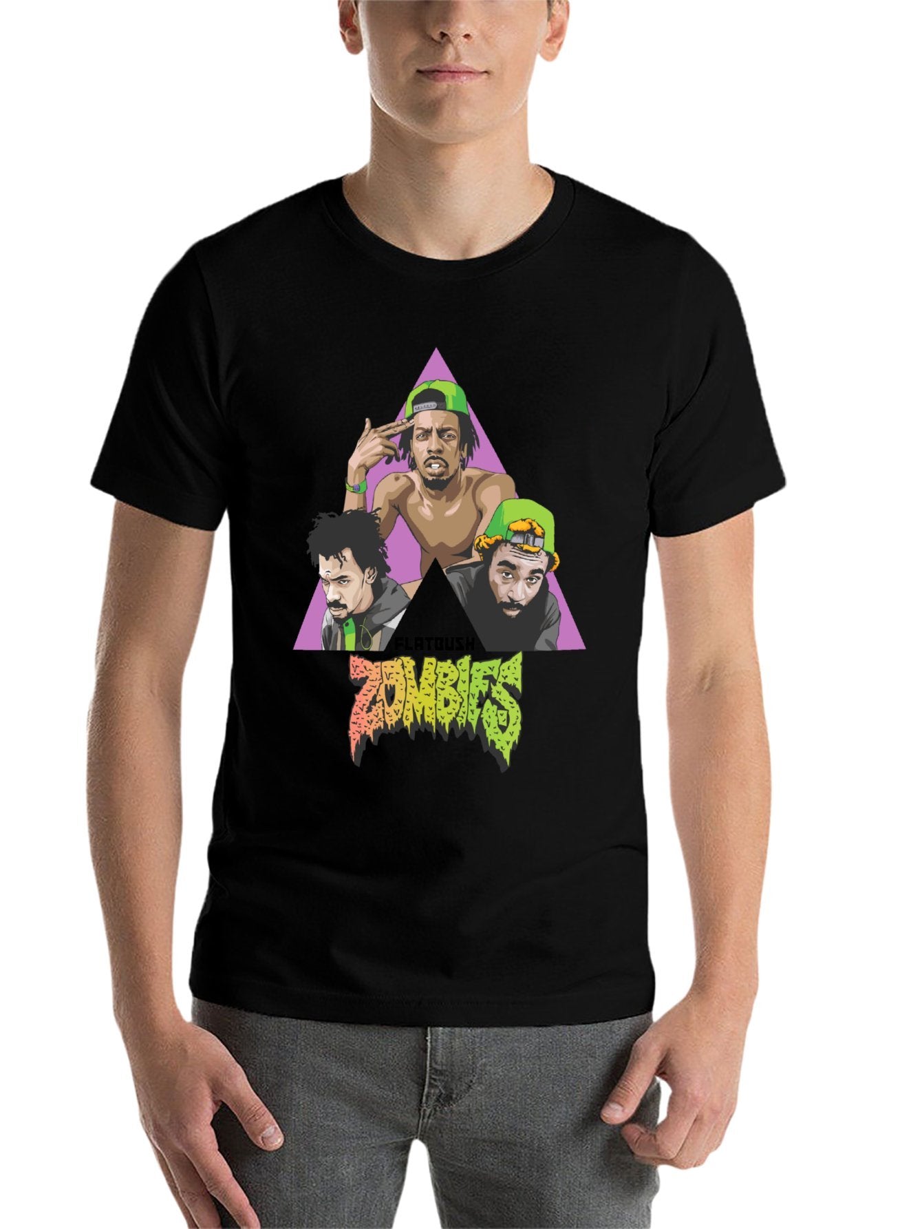 Music Unisex Cotton T-Shirt with Front Heat Transfer Print Xbbxy8vm9qgs