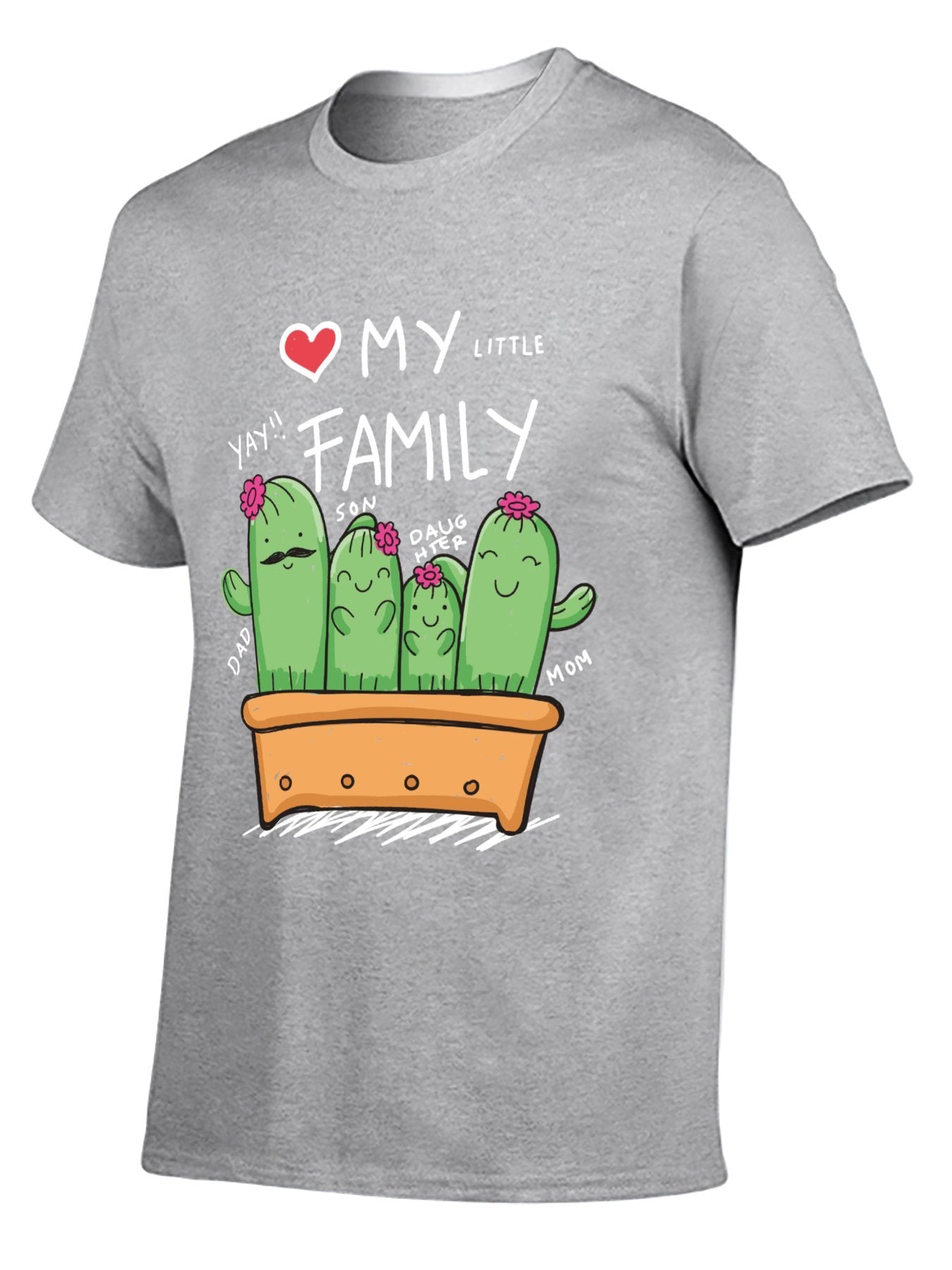 Funny Animals Unisex Cotton T-Shirt with Front Heat Transfer Print Xg2wd2xenkpp
