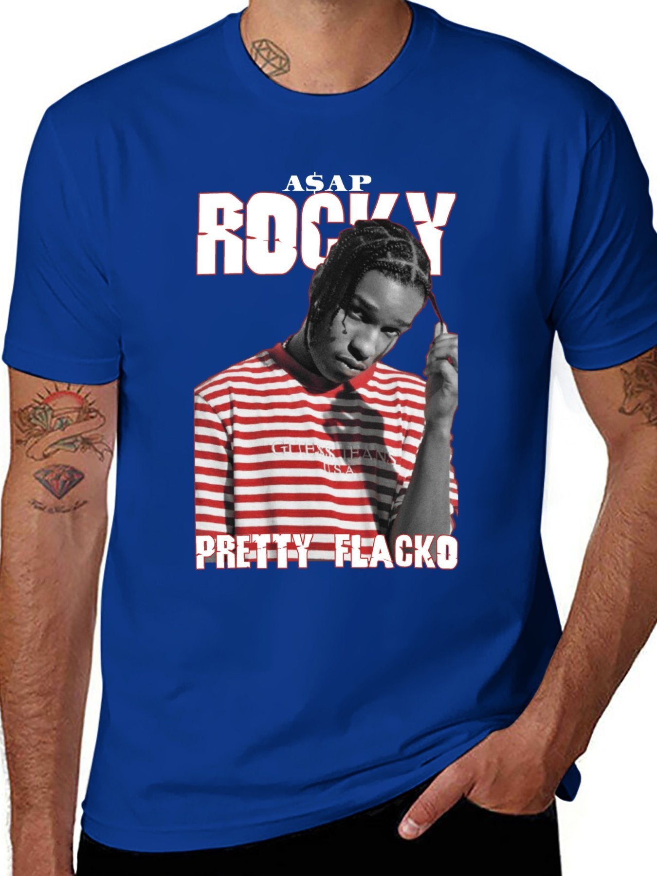 Music Unisex Cotton T-Shirt with Front Heat Transfer Print Xbbxosb3ly61