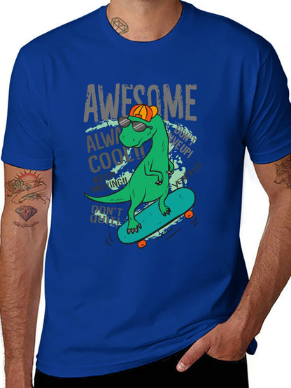 Funny Animals Unisex Cotton T-Shirt with Front Heat Transfer Print Xg2wds685qxg