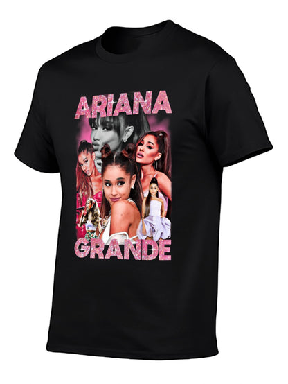 Music Unisex Cotton T-Shirt with Front Heat Transfer Print Xbb950un77wk