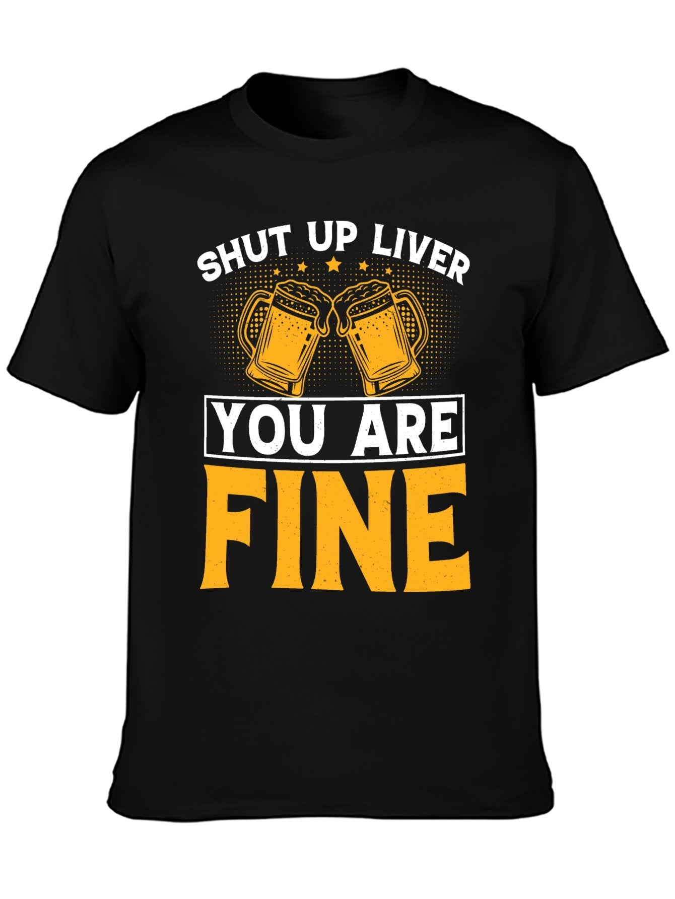 Unisex Cotton T-Shirt with Front Heat Transfer Printxb4v2e3oen2v