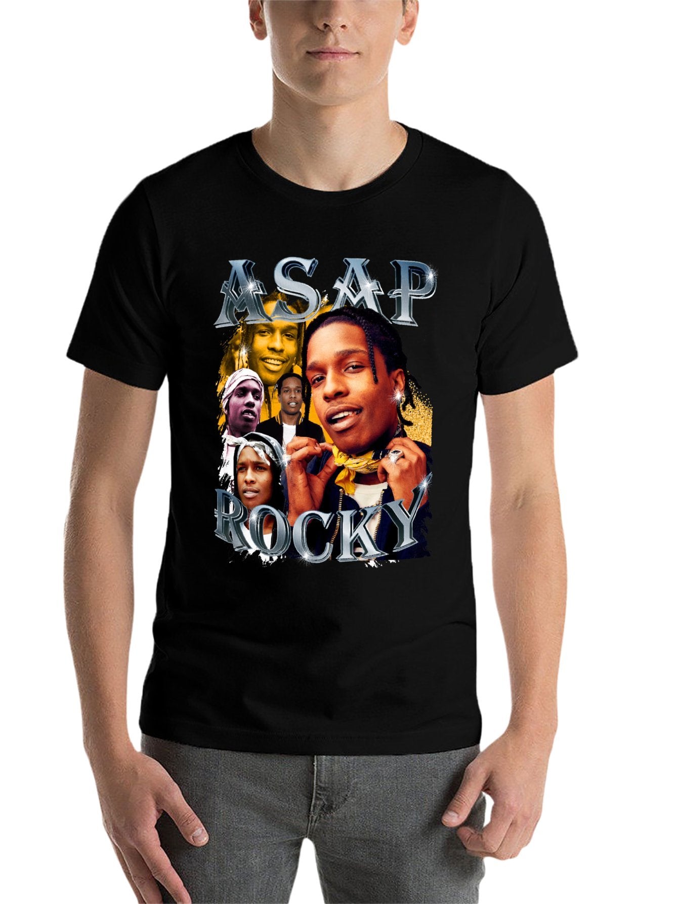 Music Unisex Cotton T-Shirt with Front Heat Transfer Print Xbbxosyebb2v