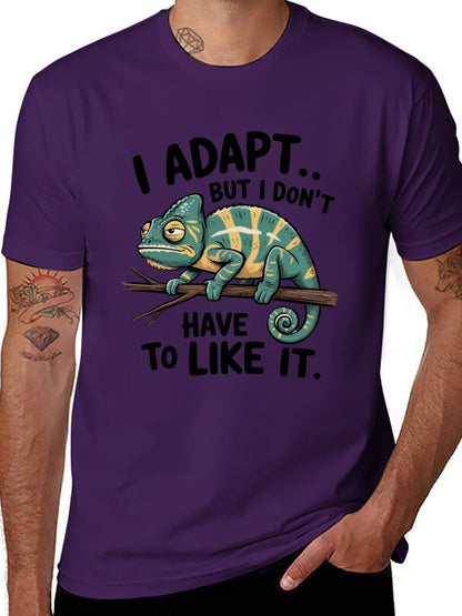 Funny Animals Unisex Cotton T-Shirt with Front Heat Transfer Print Xg2wdsfcplrx