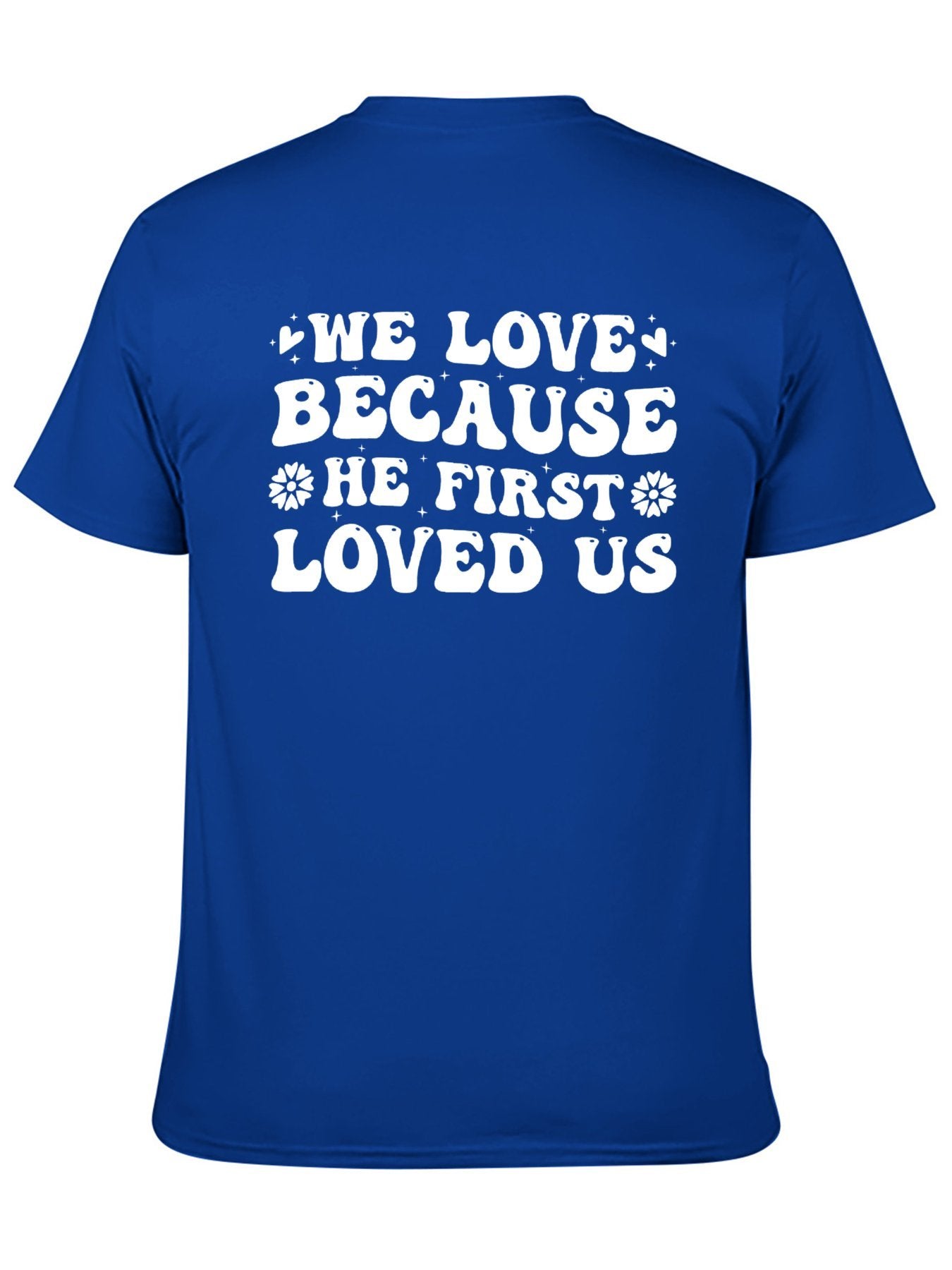 Unisex Cotton T-Shirt with Back Heat Transfer Printxb9hzt3fpmne