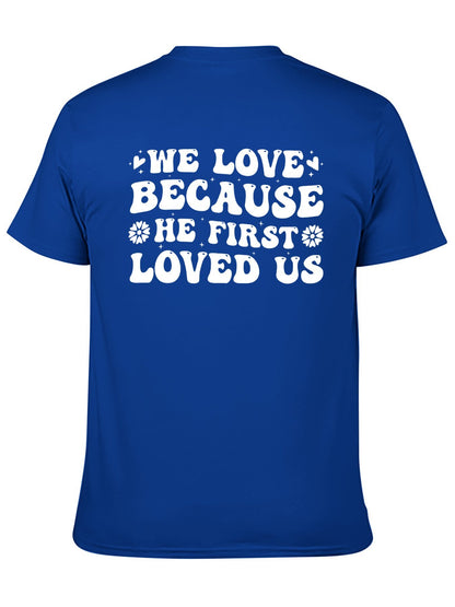 Unisex Cotton T-Shirt with Back Heat Transfer Printxb9hzt3fpmne