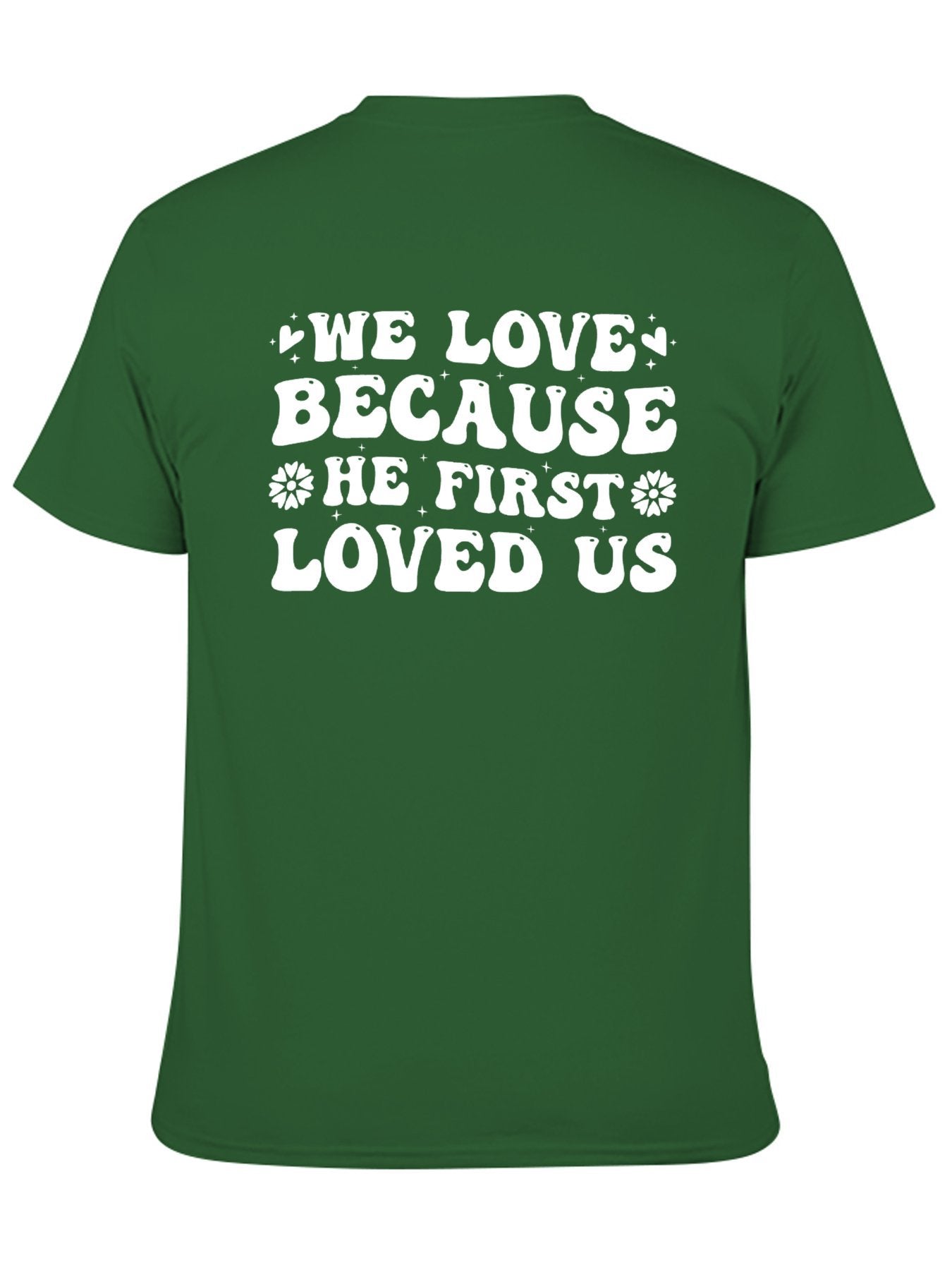 Unisex Cotton T-Shirt with Back Heat Transfer Printxb9hzt3fpmne