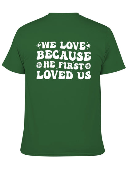Unisex Cotton T-Shirt with Back Heat Transfer Printxb9hzt3fpmne