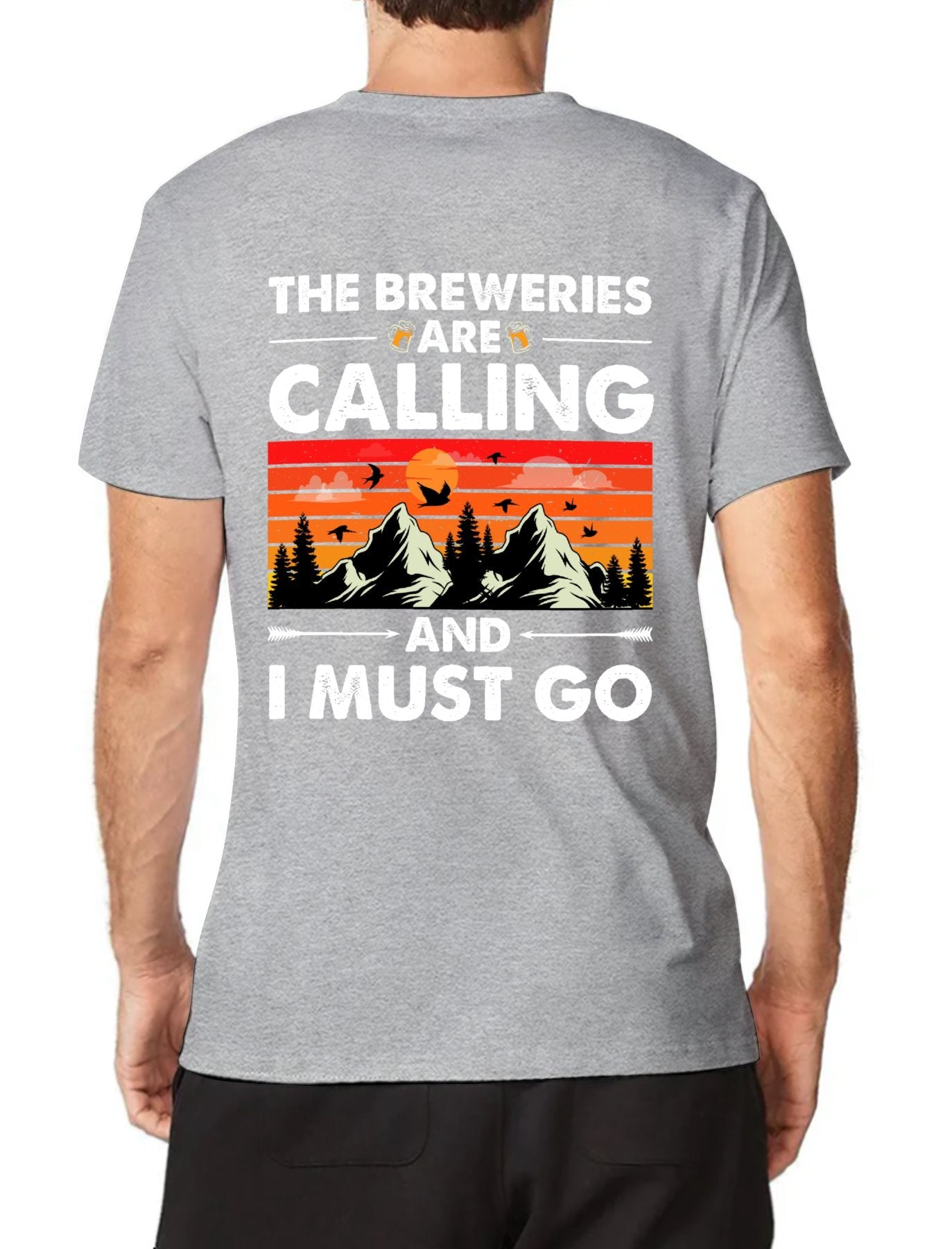 Unisex Cotton T-Shirt with Back Heat Transfer Printxb443st22dkt