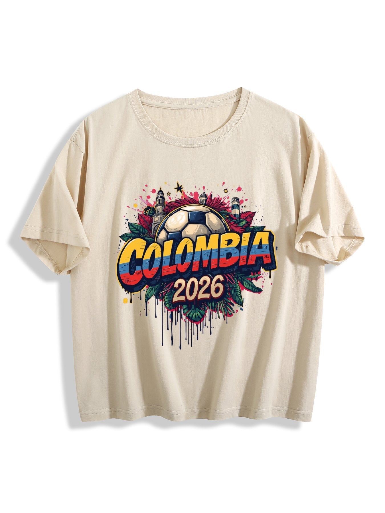 World Cup 2026 Women's Crop Top T-Shirt Colombia