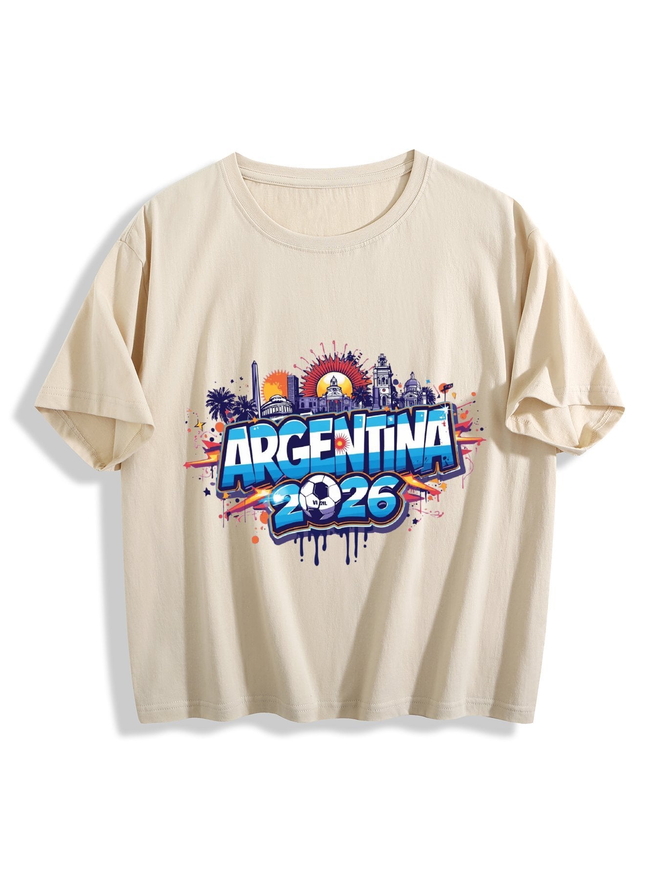 World Cup 2026 Women's Crop Top T-Shirt Argentina