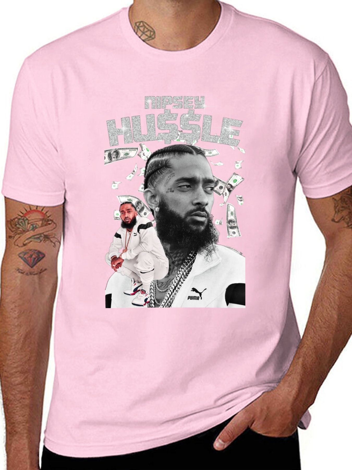 Music Unisex Cotton T-Shirt with Front Heat Transfer Print Xbbxo2zhxbkp