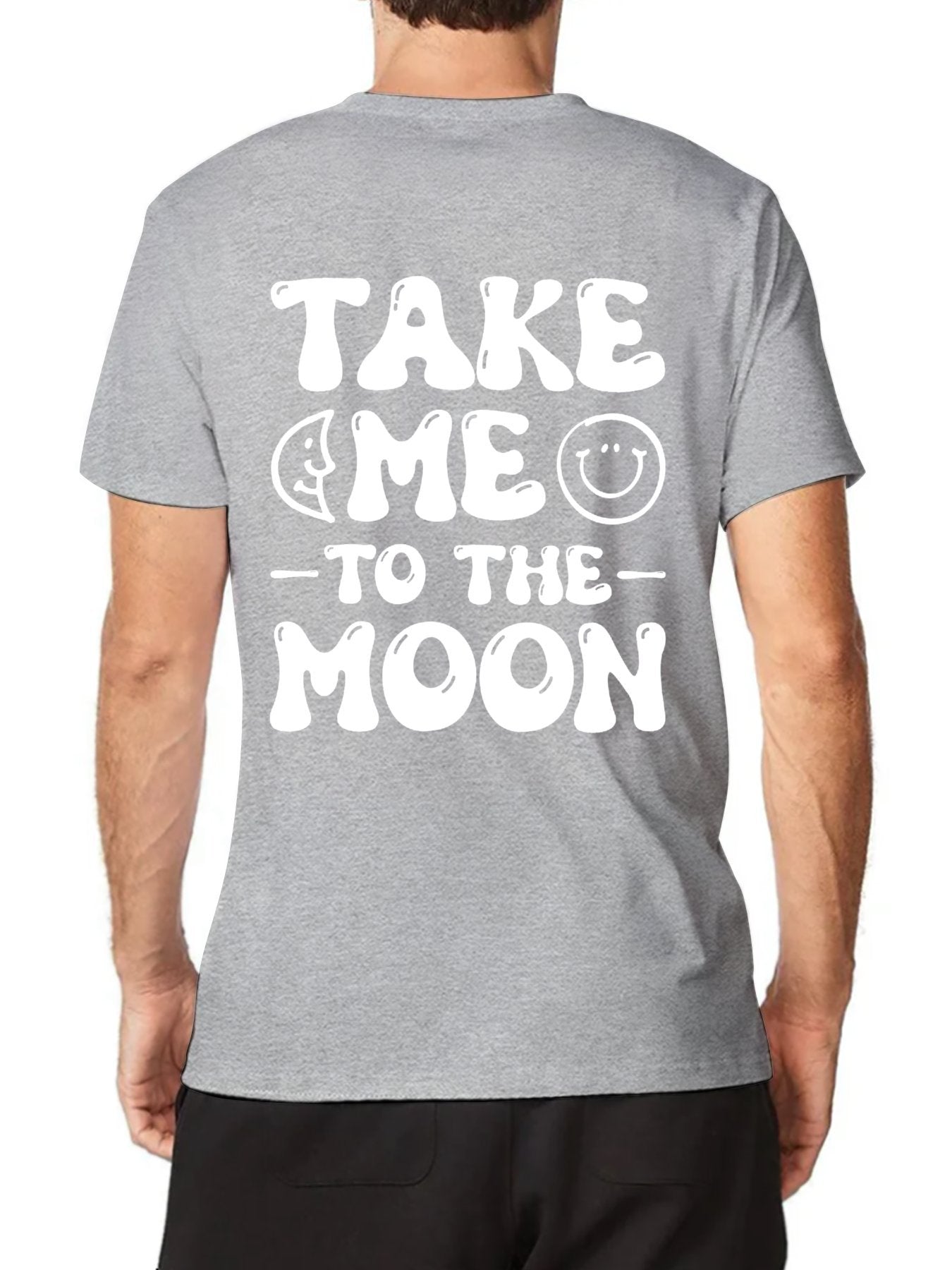 Unisex Cotton T-Shirt with Back Heat Transfer Printxb443229b776