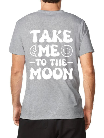 Unisex Cotton T-Shirt with Back Heat Transfer Printxb443229b776