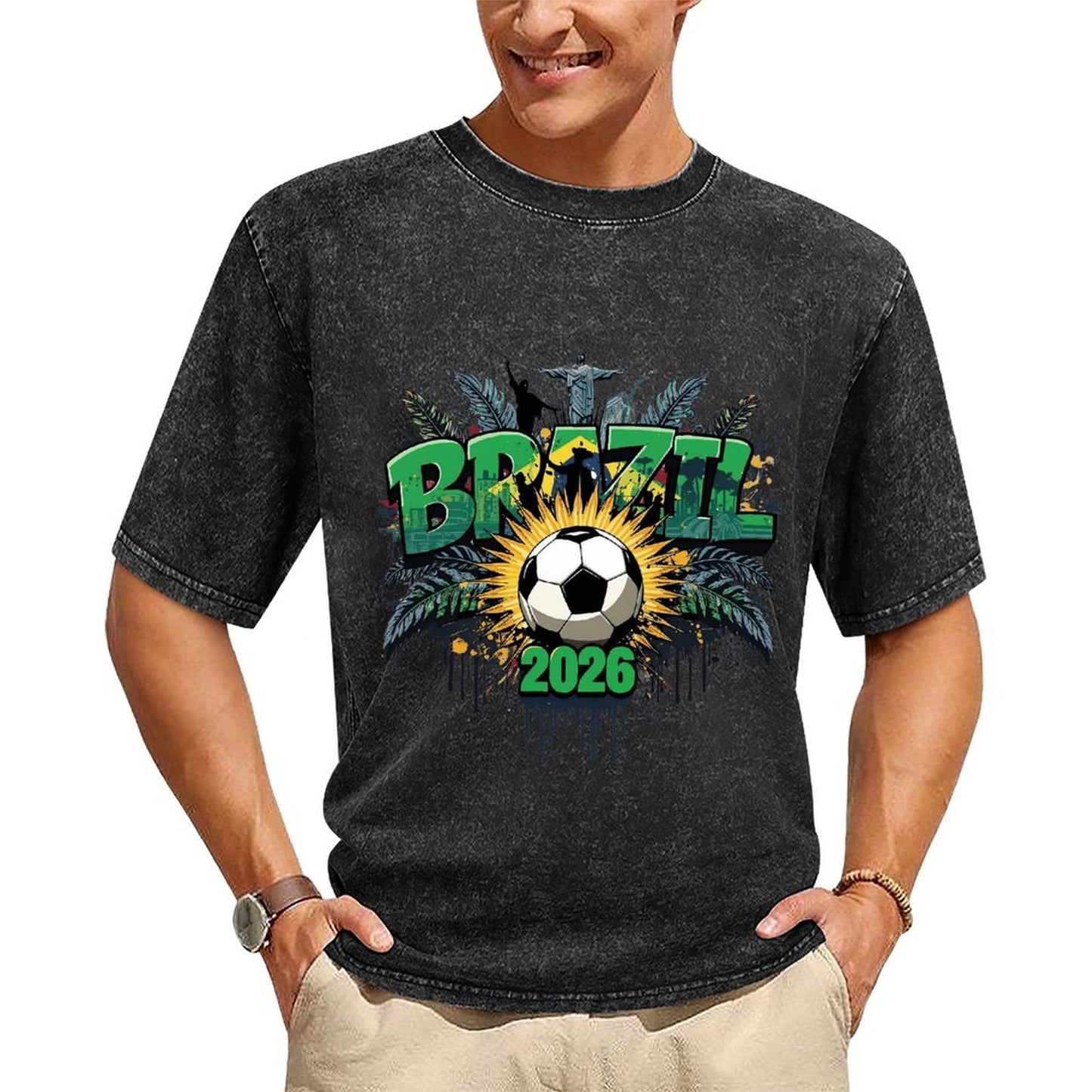 2026 World Cup Cotton T-Shirt Brazil