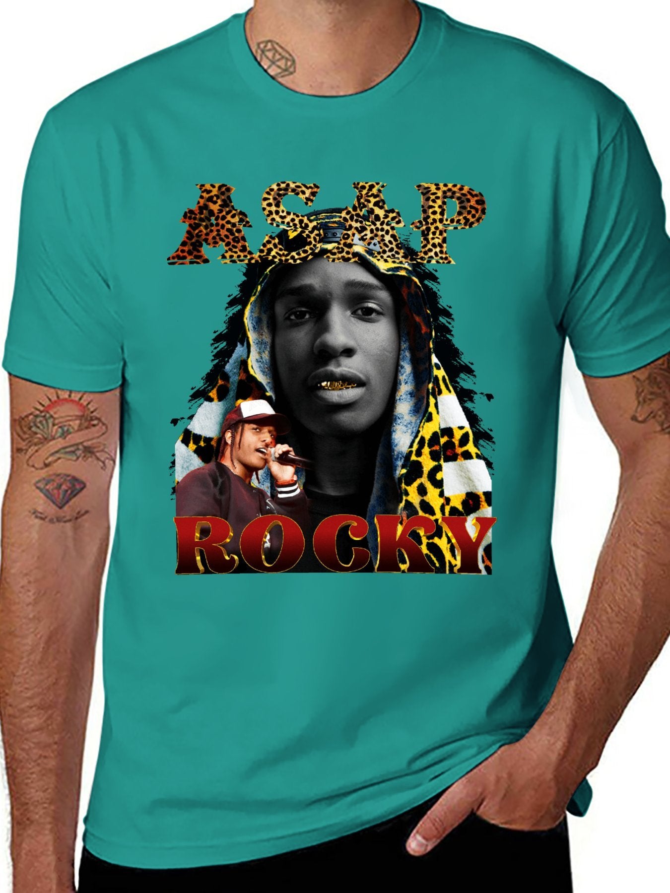Music Unisex Cotton T-Shirt with Front Heat Transfer Print Xbb950rhknoe