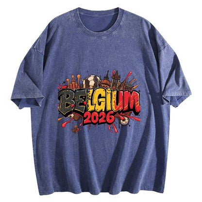 2026 World Cup Cotton T-Shirt Belgium