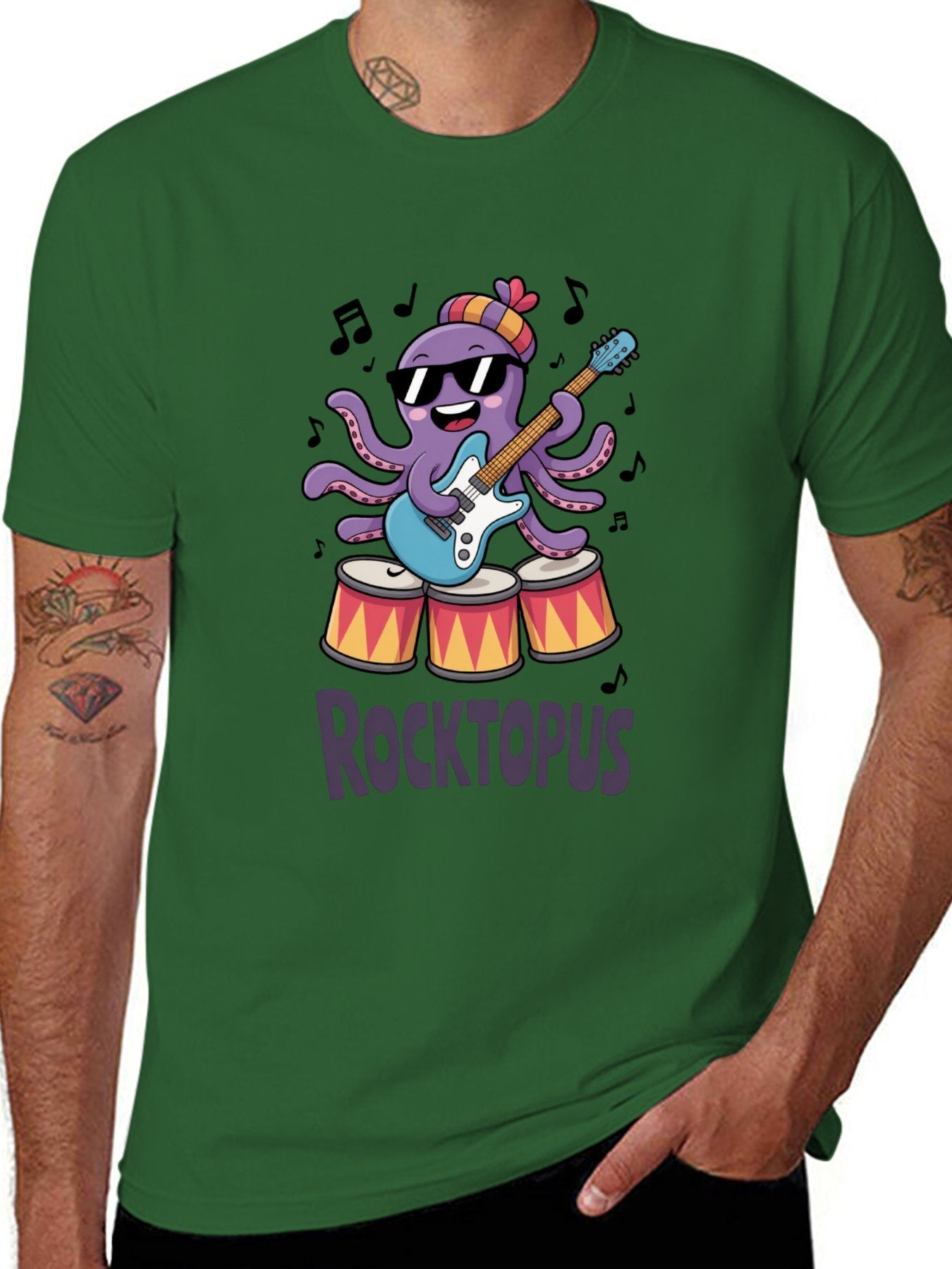Funny Animals Unisex Cotton T-Shirt with Front Heat Transfer Print Xg2wd2s0cmem