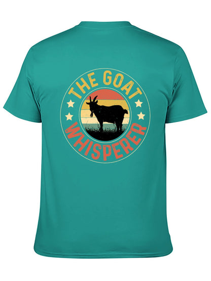 Unisex Cotton T-Shirt with Back Heat Transfer Printxb443svordle