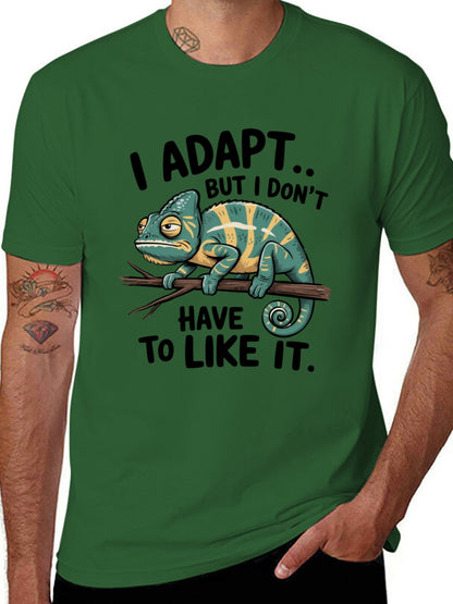 Funny Animals Unisex Cotton T-Shirt with Front Heat Transfer Print Xg2wdsfcplrx