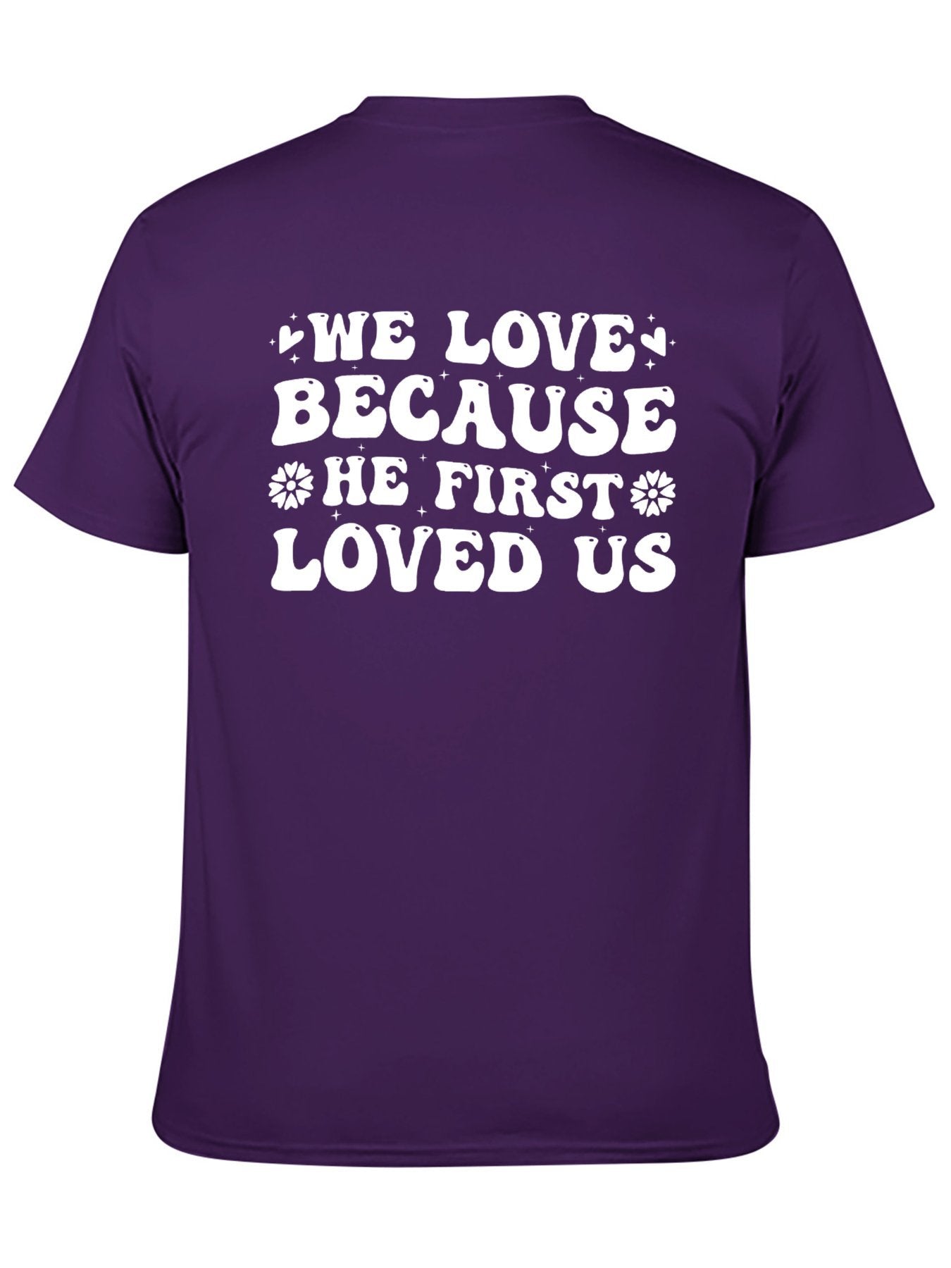 Unisex Cotton T-Shirt with Back Heat Transfer Printxb9hzt3fpmne