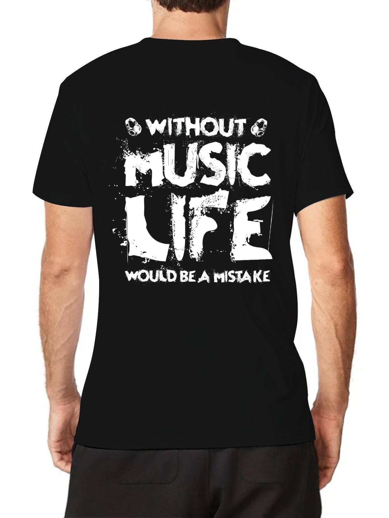 Unisex Cotton T-Shirt with Back Heat Transfer Printxb9hzyf2vhkr