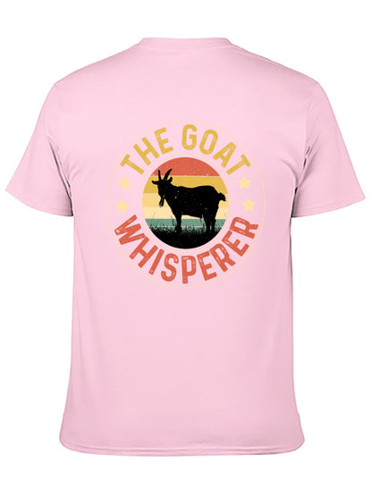 Unisex Cotton T-Shirt with Back Heat Transfer Printxb443svordle