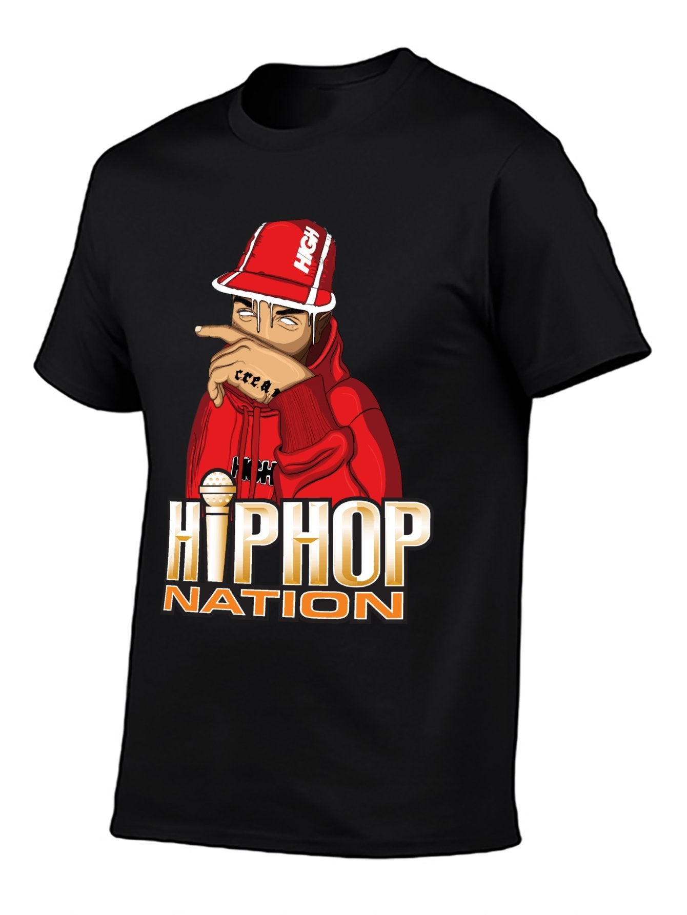 Music Unisex Cotton T-Shirt with Front Heat Transfer Print Xbbxy8xc629k