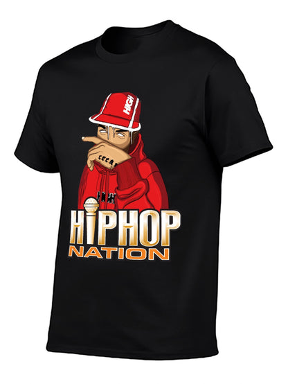 Music Unisex Cotton T-Shirt with Front Heat Transfer Print Xbbxy8xc629k