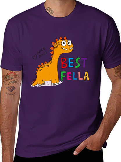 Funny Animals Unisex Cotton T-Shirt with Front Heat Transfer Print Xg2wdsbrgznv