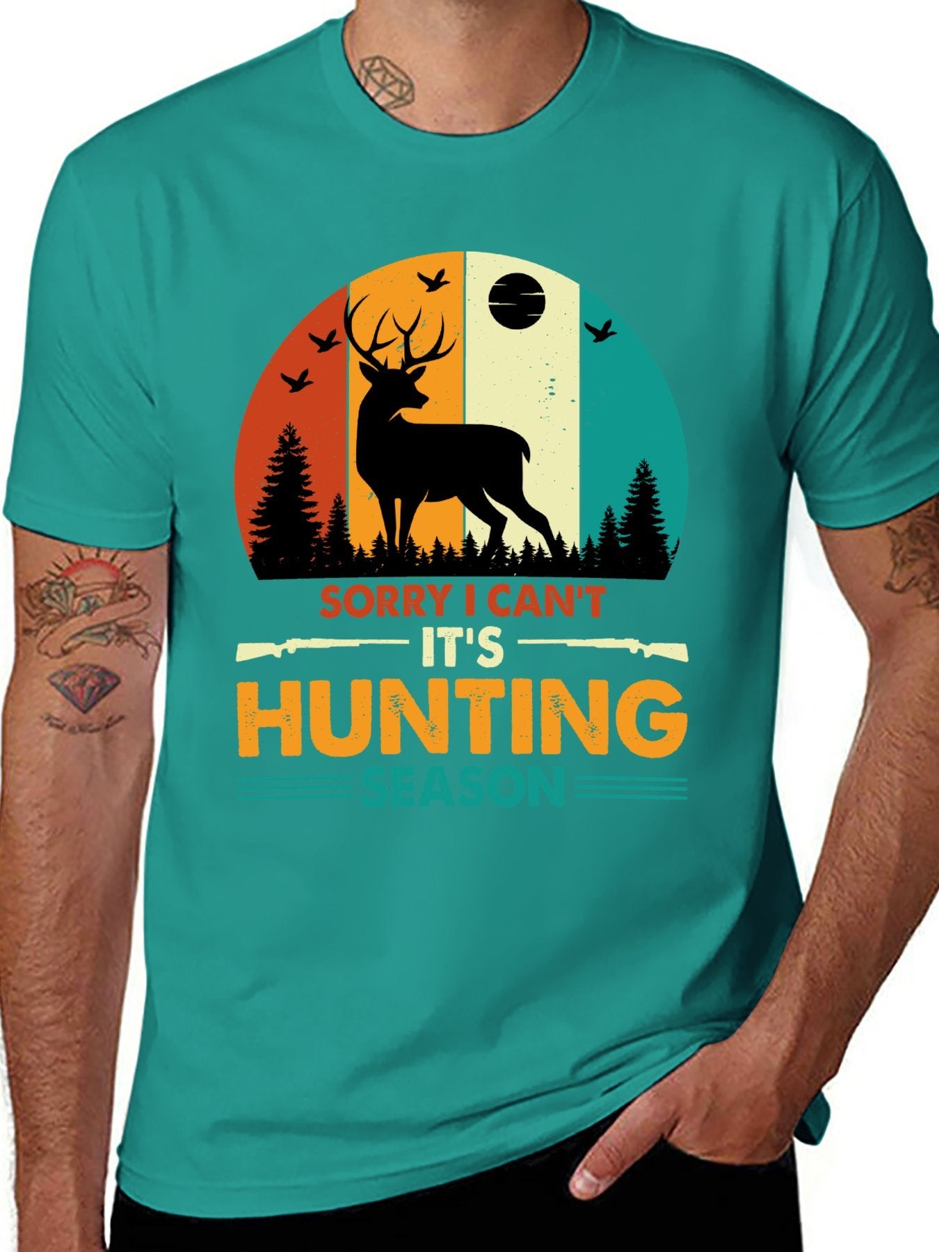 Unisex Cotton T-Shirt with Front Heat Transfer Printxb44hj1bkwf6