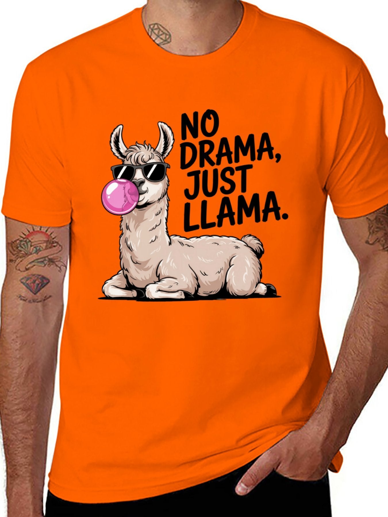 Funny Animals Unisex Cotton T-Shirt with Front Heat Transfer Print Xg2wd2qm6jrx