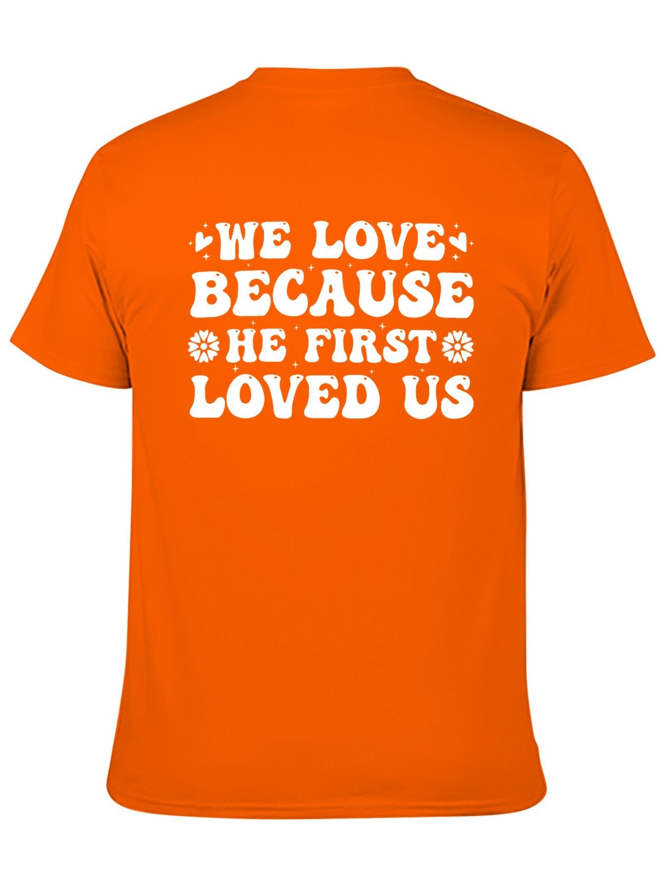 Unisex Cotton T-Shirt with Back Heat Transfer Printxb9hztqm99be