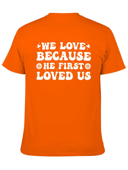 Unisex Cotton T-Shirt with Back Heat Transfer Printxb9hztqm99be