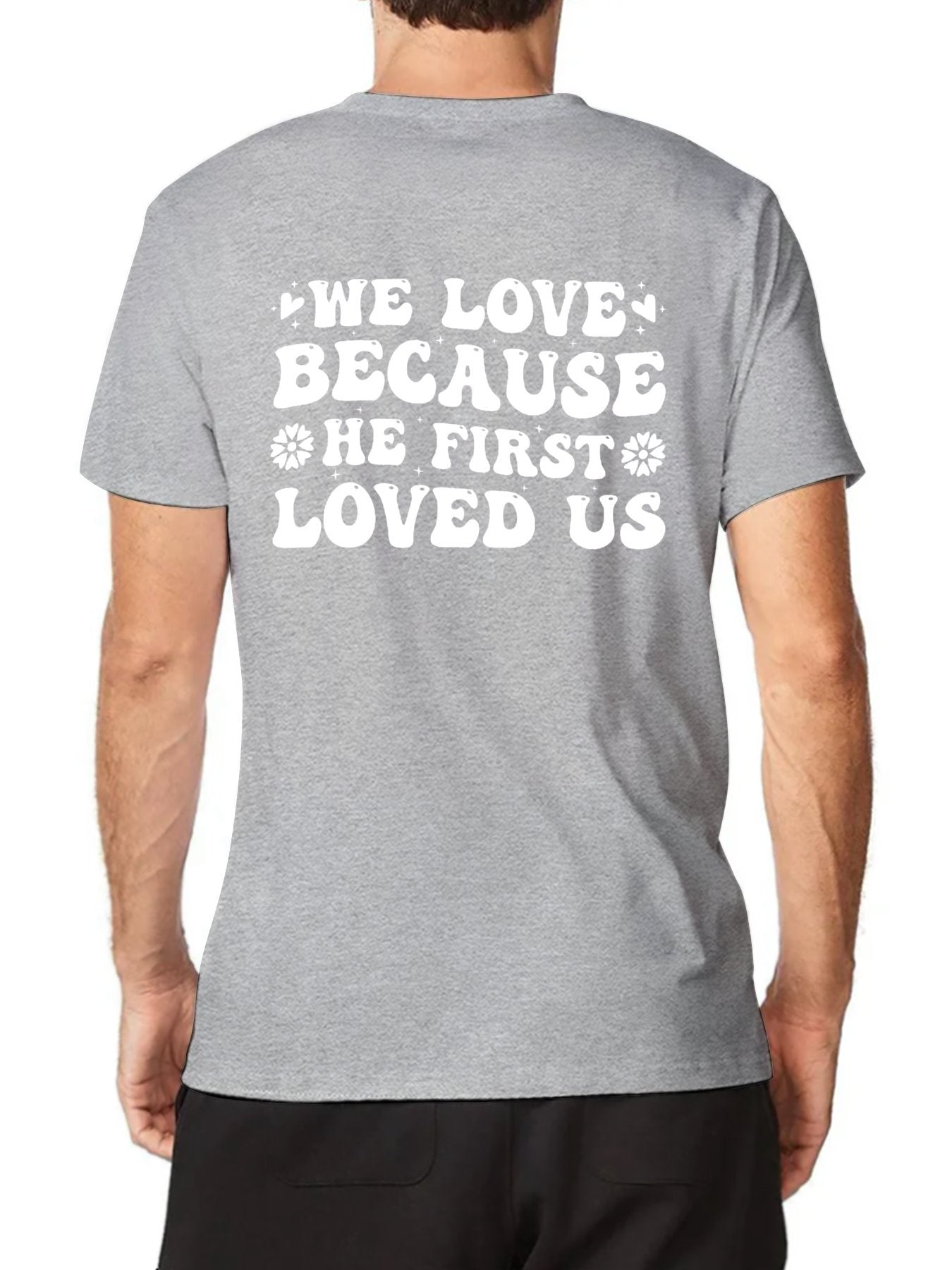 Unisex Cotton T-Shirt with Back Heat Transfer Printxb9hzt3fpmne