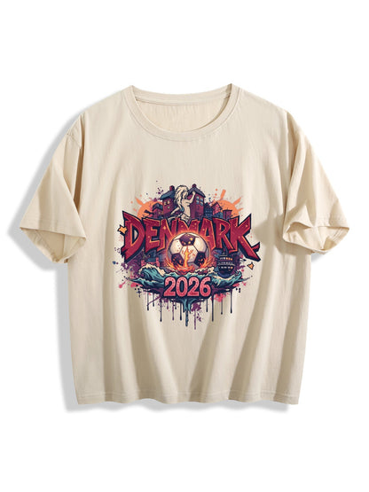 World Cup 2026 Women's Crop Top T-Shirt Denmark