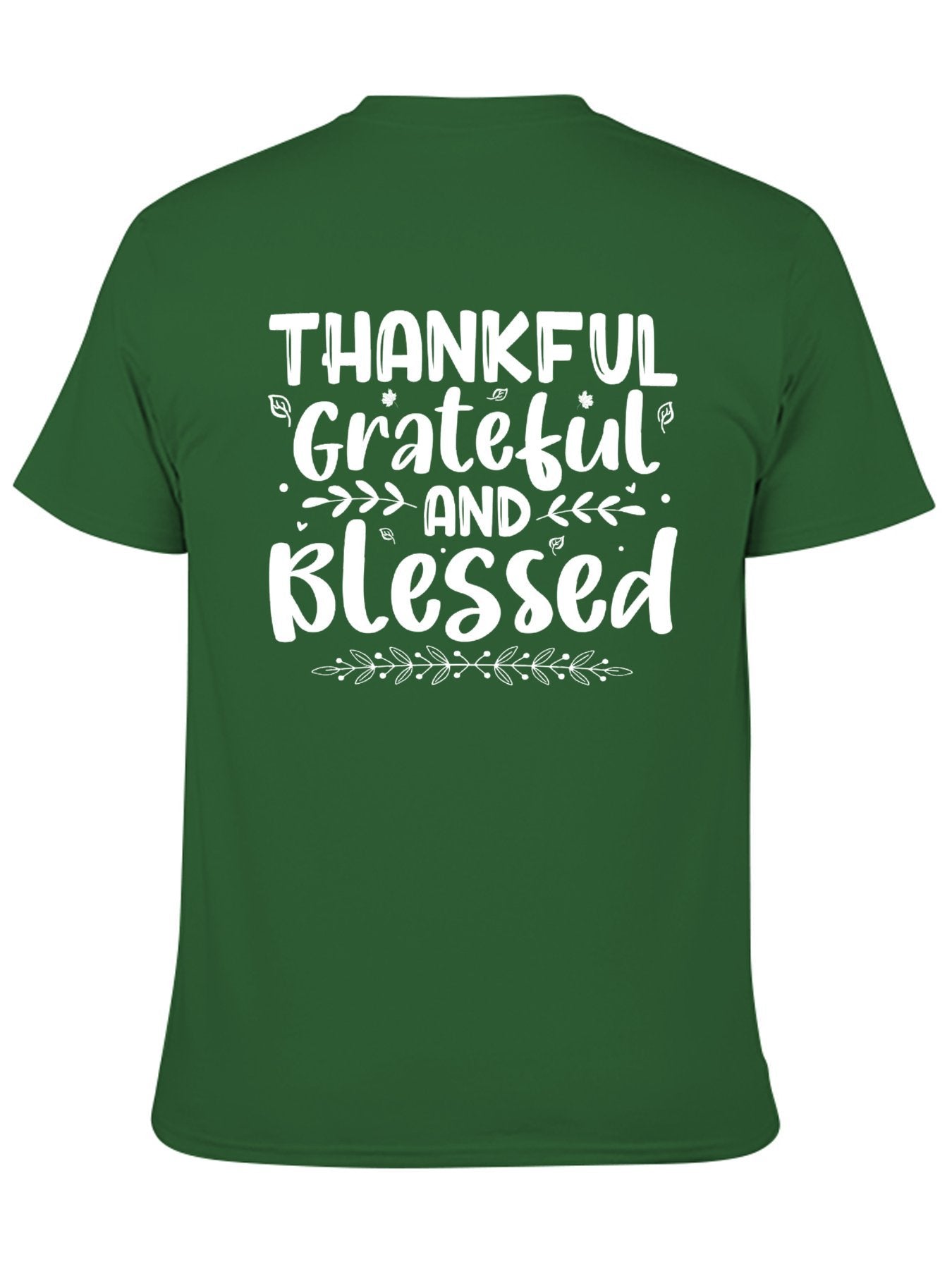 Unisex Cotton T-Shirt with Back Heat Transfer Printxb4432qose2e