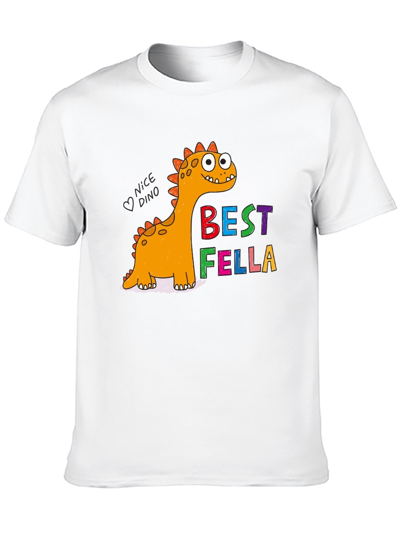 Funny Animals Unisex Cotton T-Shirt with Front Heat Transfer Print Xg2wdsbrgznv