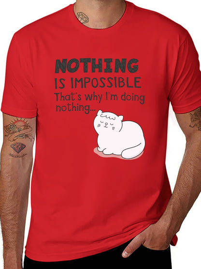 Funny Animals Unisex Cotton T-Shirt with Front Heat Transfer Print Xg2wd2d6z8px